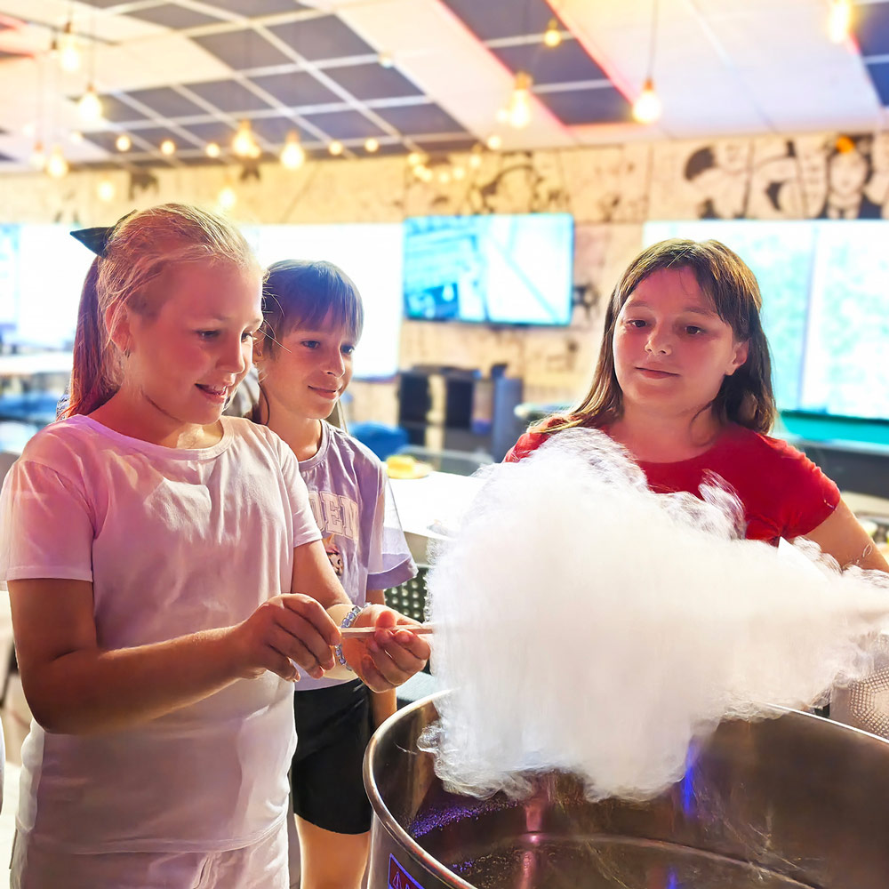 Сахарная вата в Зик Зак